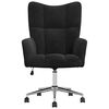 vidaXL Relaxing Chair Black Velvet