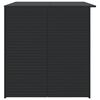 vidaXL Garden Storage Box Black 150x100x100 cm Poly Rattan