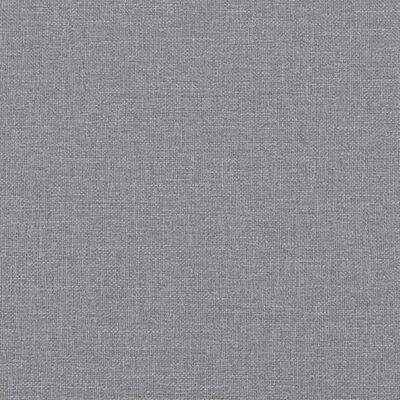 vidaXL Chaise Longue Light Grey Fabric
