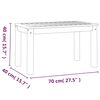 vidaXL 4 Piece Garden Lounge Set with Cushions Poly Rattan&Solid Wood