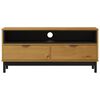 vidaXL TV Cabinet FLAM 110x40x50 cm Solid Wood Pine