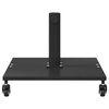 vidaXL Outdoor Umbrella Base Black 45 x 45 x 31 cm Steel