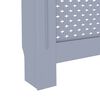 vidaXL Radiator Cover Anthracite 152x19x81.5 cm MDF