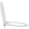 vidaXL Quick Release Toilet suitable for Seat White 44 x 36.4 x 3.4 cm Duroplast