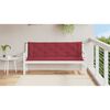 vidaXL Garden Bench Cushion Wine Red 150x(50+50)x7cm Oxford Fabric