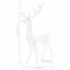 vidaXL Acrylic Reindeer Christmas Decorations 2 pcs 120cm Multicolour