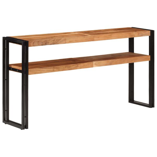 vidaXL Console Table 150x30x75 cm Solid Acacia Wood