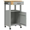 vidaXL Kitchen Trolley MONZA 48x40x90 cm Solid Wood Pine