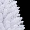 vidaXL Artificial Hinged Christmas Tree with Stand White 120 cm