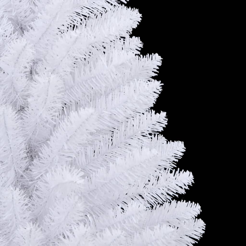vidaXL Artificial Hinged Christmas Tree with Stand White 120 cm