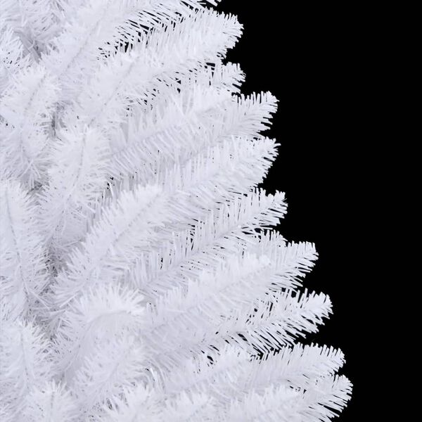 vidaXL Artificial Hinged Christmas Tree with Stand White 120 cm