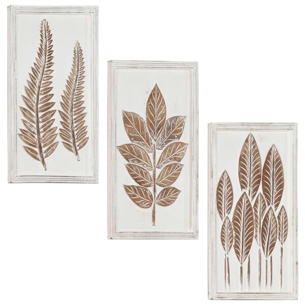 vidaXL Hand-Carved Wall Panels 3 pcs MDF 40x60x1.5 cm