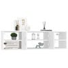 vidaXL Wall Shelf White 102x30x29 cm Engineered Wood