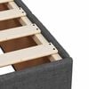 vidaXL Bed Frame without Mattress Dark Grey California King Fabric