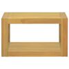 vidaXL Wall-mounted Bathroom Cabinet 60x45x35 cm Solid Wood Teak