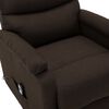 vidaXL Stand up Chair Dark Brown Fabric