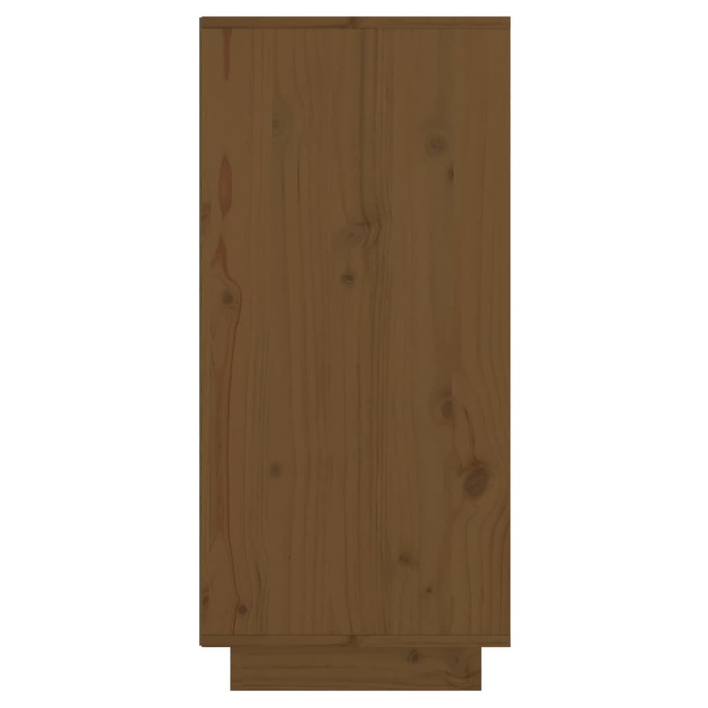 vidaXL Sideboard Honey Brown 60x34x75 cm Solid Wood Pine