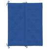 vidaXL Garden Bench Cushion Blue 120x(50+50)x7cm Oxford Fabric