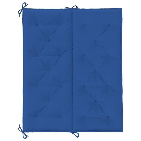 vidaXL Garden Bench Cushion Blue 120x(50+50)x7cm Oxford Fabric