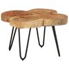 vidaXL Coffee Table 36 cm 4 Trunks Solid Wood Acacia