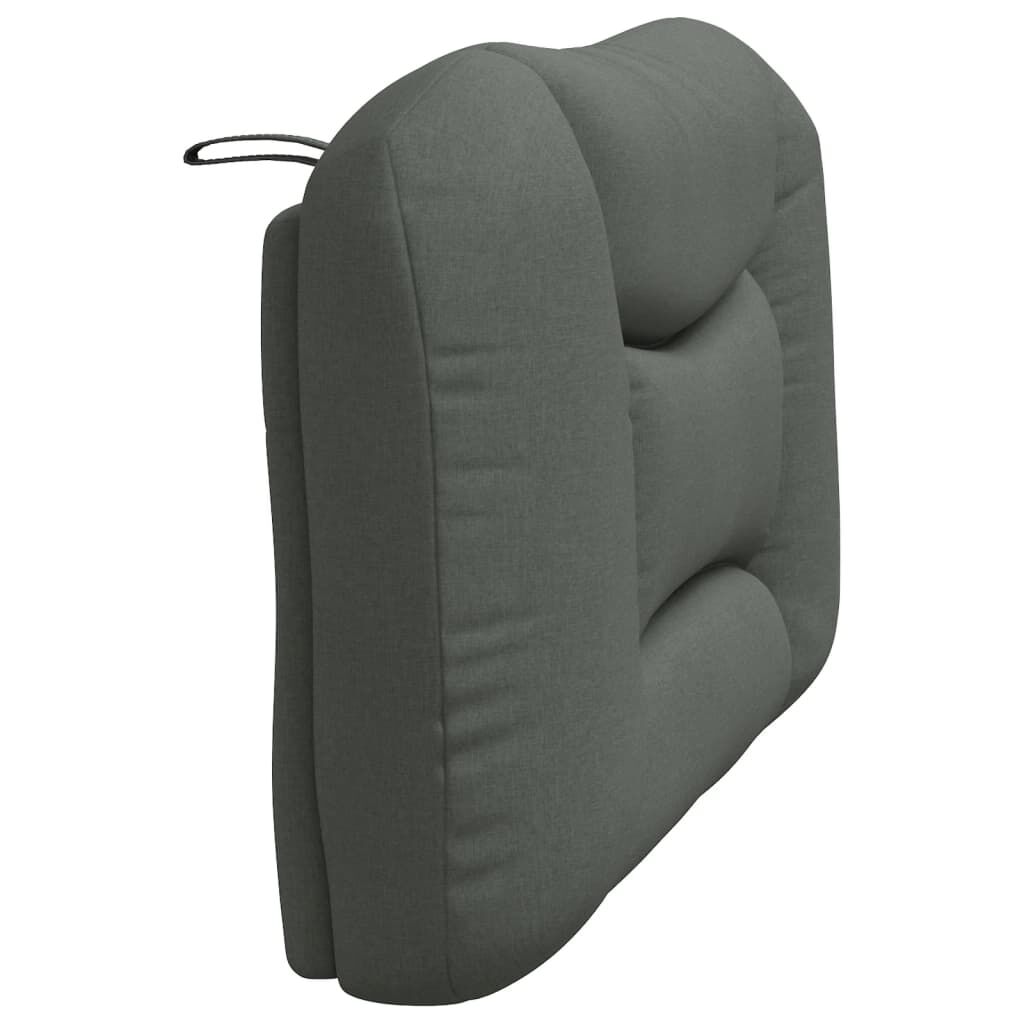 vidaXL Headboard Cushion "Hvar" Dark Grey 100 cm Fabric
