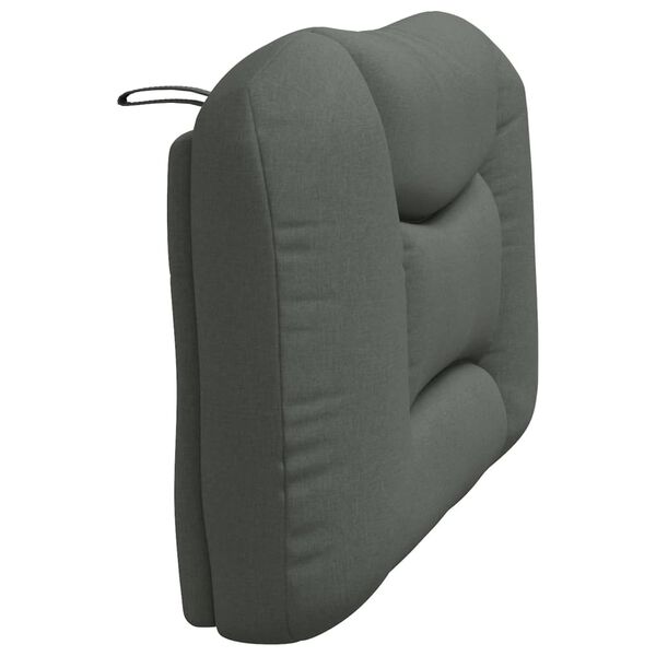 vidaXL Headboard Cushion "Hvar" Dark Grey 100 cm Fabric