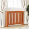 vidaXL Radiator Cover Wax Brown 108.5x19x84 cm Solid Wood Pine