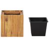 vidaXL Garden Raised Bed Pot 24.5x24.5x25 cm Solid Acacia Wood