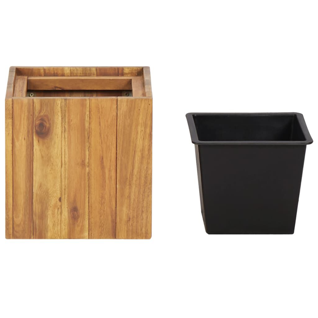 vidaXL Garden Raised Bed Pot 24.5x24.5x25 cm Solid Acacia Wood