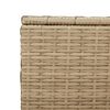 vidaXL Garden Storage Box Mix Beige 984L Poly Rattan