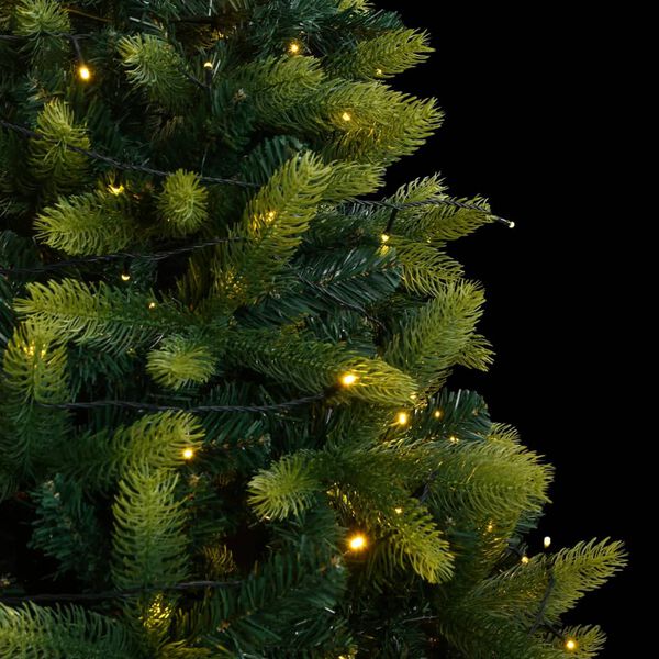 vidaXL Artificial Hinged Christmas Tree 300 LEDs 210 cm