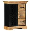 vidaXL Sideboard 60x30x75 cm Solid Mango Wood