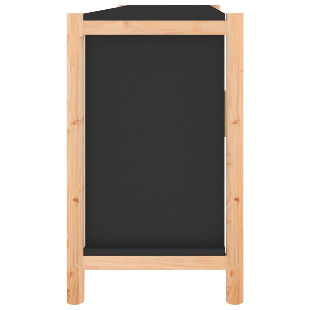 vidaXL Sideboard Black 107x38x60 cm Engineered Wood
