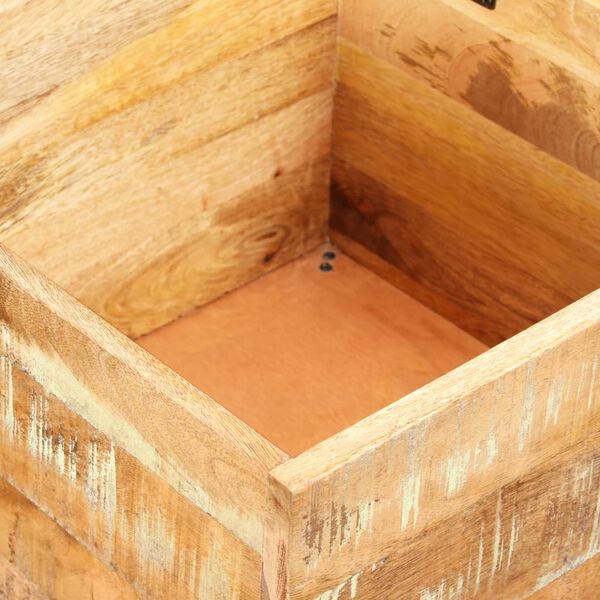 vidaXL Storage Bench Solid Reclaimed Wood 40x40x45 cm