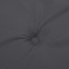 vidaXL Deck Chair Cushion Melange Anthracite (75+105)x50x4 cm Fabric