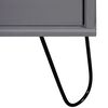 vidaXL TV Cabinet New York Grey Solid Pine Wood