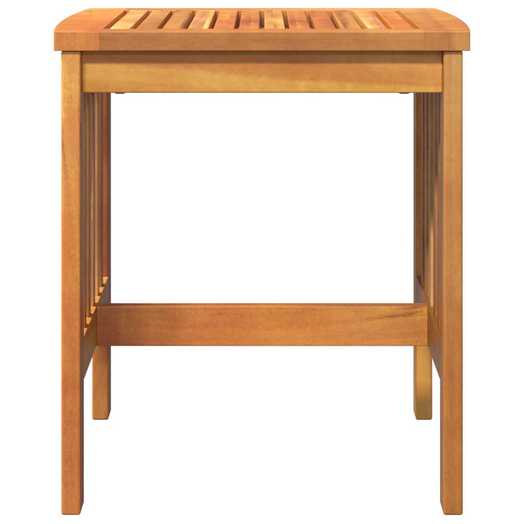vidaXL Garden Side Table Brown 45x45x50 cm Solid Acacia Wood