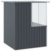 vidaXL Bird Cage Anthracite 154 x 154 x 200 cm Galvanised Steel
