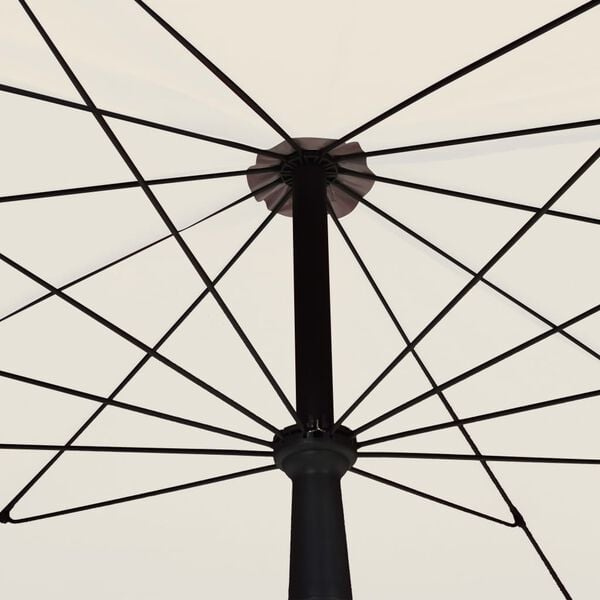 vidaXL Garden Parasol with Pole 200x130 cm Sand