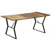 vidaXL Dining Table 180x90x76 cm Solid Reclaimed Wood