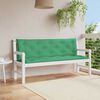 vidaXL Garden Bench Cushion Green 150x(50+50)x7cm Oxford Fabric