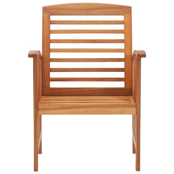 vidaXL Garden Chairs 2 pcs Solid Acacia Wood