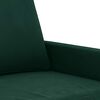 vidaXL 2-Seater Sofa Dark Green 140 cm Velvet