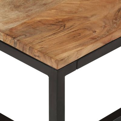 vidaXL Nesting Coffee Tables 2 pcs Solid Acacia Wood