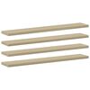 vidaXL Bookshelf Boards 8 pcs Sonoma Oak 60x10x1,5 cm Engineered Wood