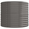 vidaXL Garden Raised Bed Galvanised Steel 224x80x68 cm Grey