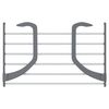 vidaXL Drying Racks 2 pcs 53x33x18 cm Aluminium
