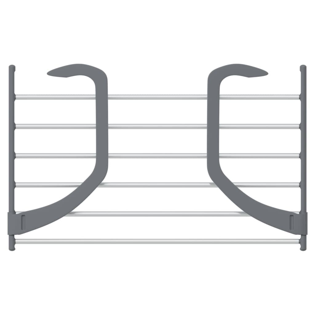 vidaXL Drying Racks 2 pcs 53x33x18 cm Aluminium