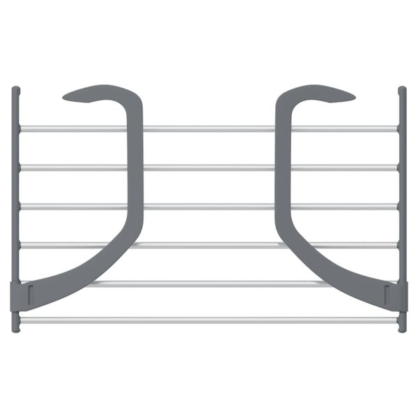 vidaXL Drying Racks 2 pcs 53x33x18 cm Aluminium
