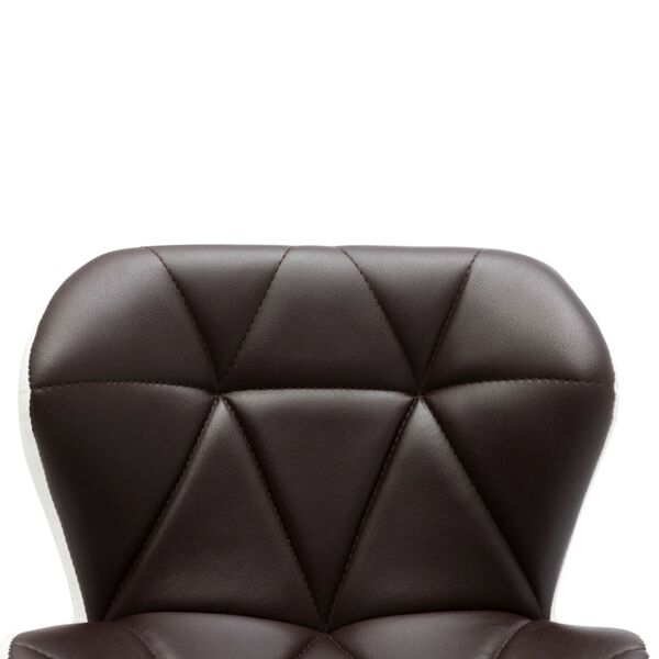 vidaXL Bar Stools 2 pcs Brown Faux Leather